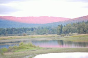 Bigelow Mountain and Pond